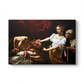 Caravaggio - Judith Holofernes'in Başını Keserken Tablosu