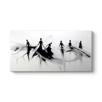 Gölge Dansçıları Dekoratif Tablo