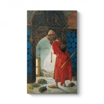 Osman Hamdi Bey - Kaplumbağa Terbiyecisi Tablosu