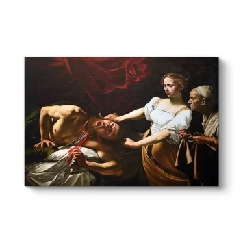 Caravaggio - Judith Holofernes'in Başını Keserken Tablosu