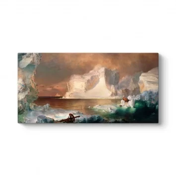 Frederic Edwin Church - The Icebergs Tablosu