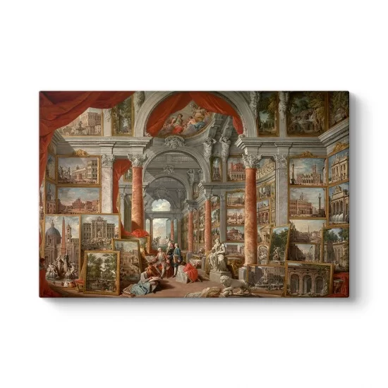 Giovanni Paolo Pannini - Modern Roma Tablosu