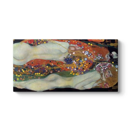 Gustav Klimt - Su Yılanları Tablosu