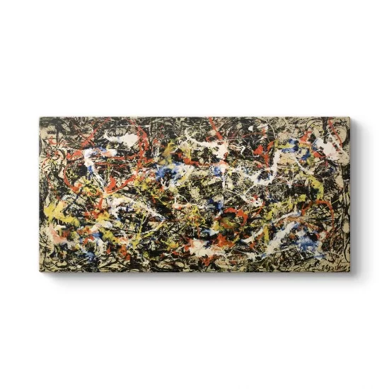 Jackson Pollock - Yakınsama Kanvas Tablo