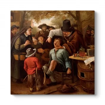 Jan Steen - Dişçi Tablosu