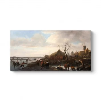 Jan Steen - Winter Scene Tablosu