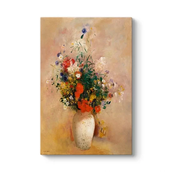 Odilon Redon - Vase of Flowers Tablosu