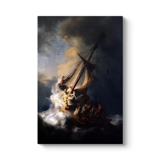 Rembrandt - Celile Denizi'nde Fırtına Tablosu