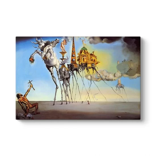 Salvador Dali - St. Anthony'nin Baştan Çıkışı Tablosu