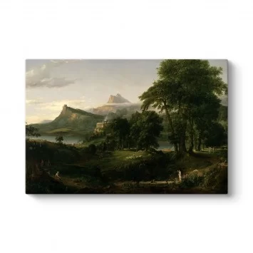 Thomas Cole - İmparatorluğun - Pastoral Devlet Tablosu