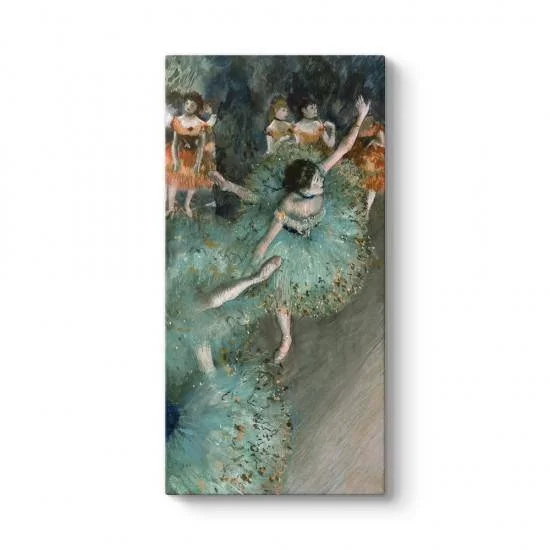 Edgar Degas - Yeşil Dansçı Kanvas Tablo