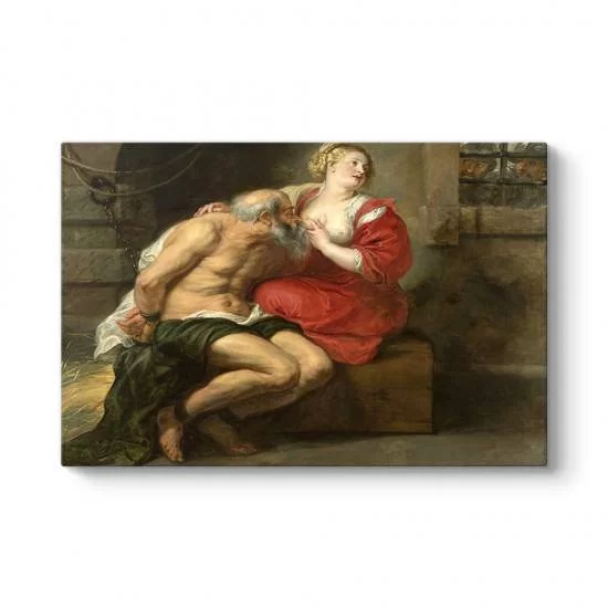 Peter Paul Rubens - Cimon ve Pero Kanvas Tablo