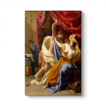 Eustache Le Sueur - Rape of Tamar Tablosu