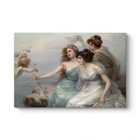 Edouard Bisson - Three Graces Tablosu