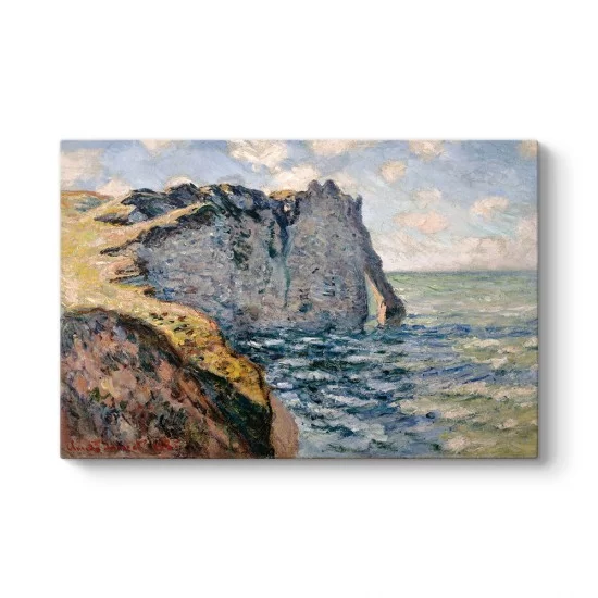 Claude Monet - The Cliff of Aval Tablosu