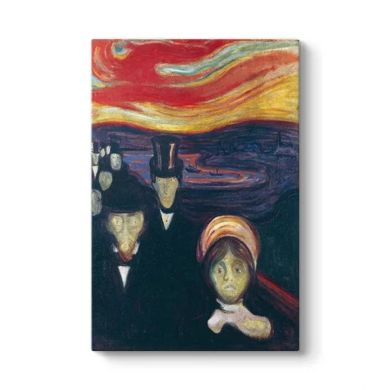 Edvard Munch - Anxiety Tablosu