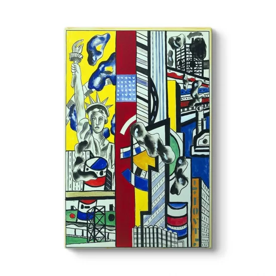 Fernand Leger - Study for Cinematic Tablosu