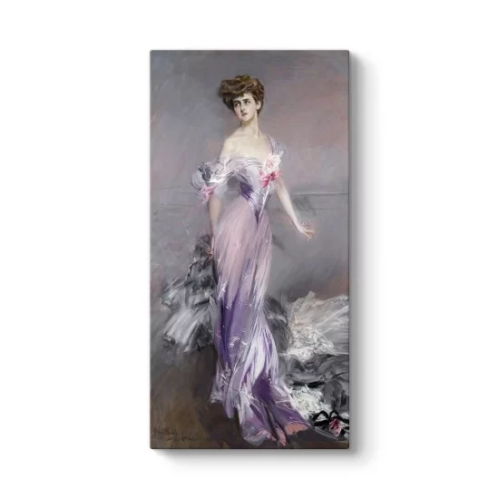 Giovanni Boldini - Mrs. Howard Johnston Tablosu