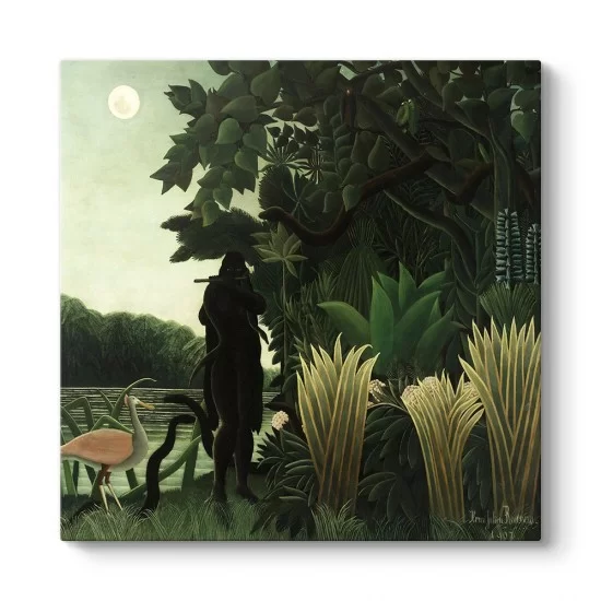 Henri Rousseau - Yılan Oynatıcısı Tablosu