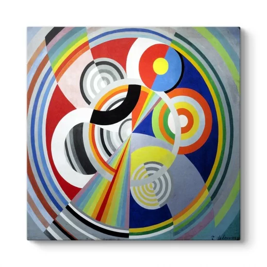 Robert Delaunay - Rythme No:1 Tablosu