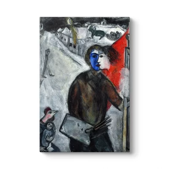Marc Chagall - Between Tablosu