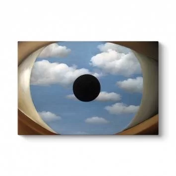 Rene Magritte - The False Mirror Tablosu