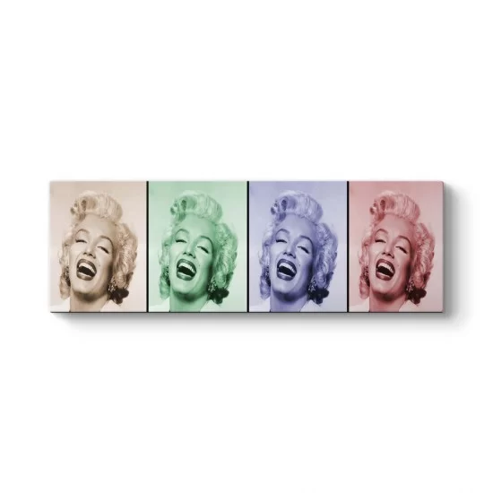 Marilyn Popart Panorama Tablo