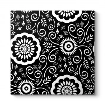 Black And White Pattern Tablosu