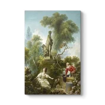 Jean Honore Fragonard - The Meeting Tablosu