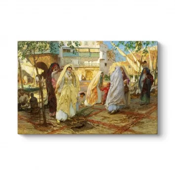 Frederick Arthur Bridgman - Cezayir Liman Tablosu