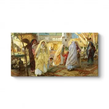 Frederick Arthur Bridgman - Cezayir Liman Tablosu