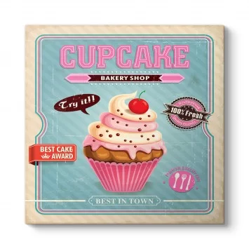 Cupcake Retro Tablo